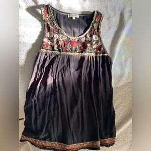 Embroidered blouse, 100% rayon